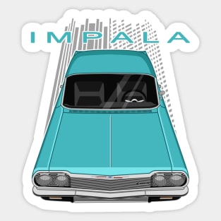 Chevrolet Impala SS 1964 - azure aqua Sticker